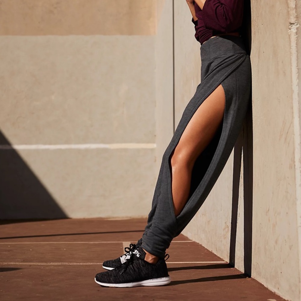 Free People Movement Agile Split Jogger Black - Picture 2 of 9